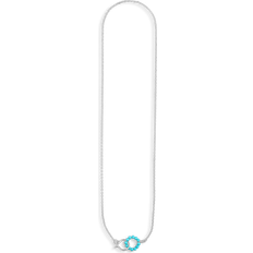 Turkis Halskæder Jane Kønig Bermuda Necklace - Silver/Turquoise