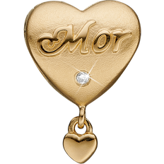 Christina My Mother Charm - Gold/Topaz
