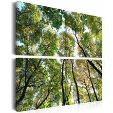 Gröna Tavlor Arkiio Treetops 40x40 Tavla 40x40cm