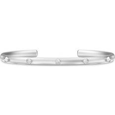 Julie Sandlau Luster Bangle Rhodium Clear