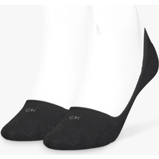 Calvin Klein M Strømper Calvin Klein Women Low Cut Footie Socks - Black