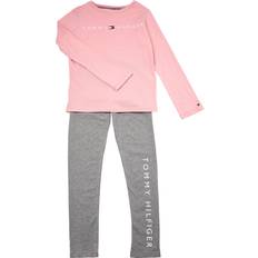 Tommy Hilfiger Nattøj Børnetøj Tommy Hilfiger nattøj sæt Rosa/Grå 12-14