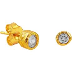 Smykker Hultquist Callie Earrings - Gold/Transparent
