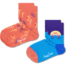 Happy Socks Kid's Flamingo Socks 2-pack - Multi (KFLM02-2700)