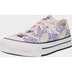 Converse Chuck Taylor All Star EVA Lift Platform Bright Plants girls' casual trainers, White