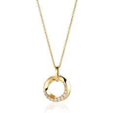 Sif Jakobs Ferrara Pendant Necklace - Gold/Transparent