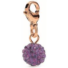 Lila Halsband Folli Follie Dampärlor 3p0t026rx Violett (1 Cm)