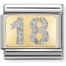 Nomination Classic 18 with Glitter Charm