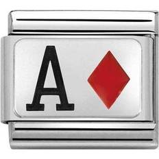 Nero Ciondoli e Pendenti Nomination Classic Ace of Diamonds Charm