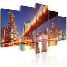 100.0 cm Tavlor Arkiio Golden reflections NYC 200x100 Tavla 200x100cm