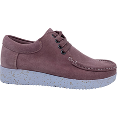 Læder Sneakers Nature Anna W - Brown Rose