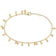 Bybiehl jungle vine ByBiehl Jungle Vine Sparkle Bracelet - Gold/Transparent