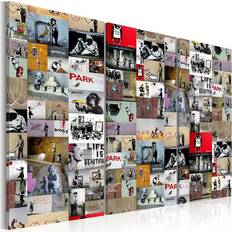 Arkiio of Collage Banksy III 90x60 Tavla 90x90cm