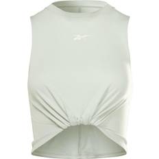 Reebok Gathered Solid Sleeveless T-shirt