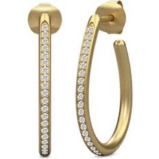 Julie Sandlau Infinity Pear Hoops - Guld