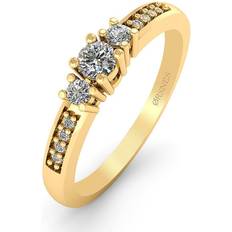Smykker Smykkekæden Karat Ring med Brillanter 0,80 Carat W/SI