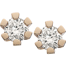 Smykker Scrouples Vida Earrings - Gold/Diamonds