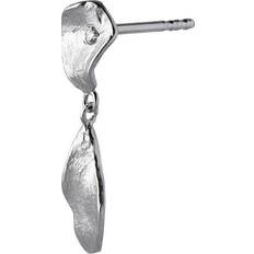 Smycken Stine A Clear Sea Earring - Silver/Transparent