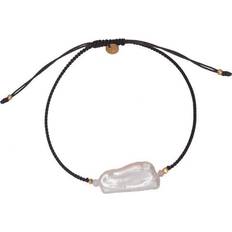 Smycken Stine A Stine A. Nylon Armbånd med Ferskvandsperle 3190-02-OS