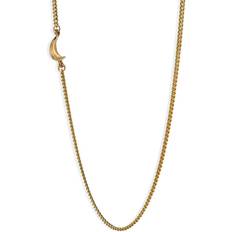 Smycken Jane Kønig Half Moon Necklace - Silver