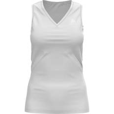 Blau Basisschicht-Oberteile Odlo Active F-Dry Light Tanktop - Weiß