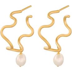 Pernille corydon øreringe bay Pernille Corydon Bay Earrings - Gold/Pearls