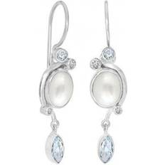 Rabinovich Øreringe Rabinovich Optimism Earrings - Silver/White/Transparent