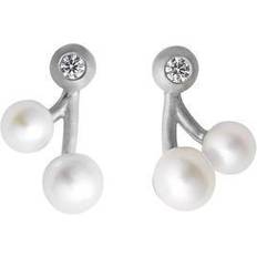 Smykker ByBiehl byBiehl Cherry Coco Sterling Ørestikker med Ferskvandsperler