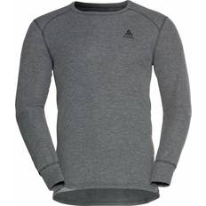 Donna - Grigio Strati di base Odlo Maglia a Manica Lunga Active Warm Eco Crew - Grigio