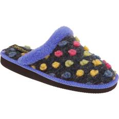  Womens/Ladies Donna Mule Slippers (6 UK) (Fuchsia/Multi)