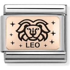 Black Charms & Pendants Nomination CLASSIC Composable Plates Leo Charm 430112/05