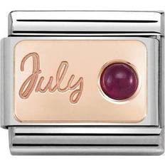 Nomination Red Charms & Pendants Nomination Classic Rose July Birthstone Charm