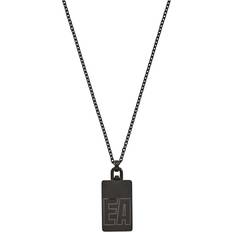 Halsband örn smycken Emporio Armani Stiligt Herrhalsband - Onyx Svart