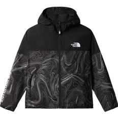 Coupe-vent Vestes The North Face Boy's Windwall Windbreaker - Tnf Black Topographic Map Print (NF0A7QKZ5P61)