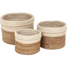 Dixie Braided Basket 24cm 24cm 3pcs