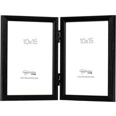Focus Rock Dobbeltramme 10x15 cm Sort Ramme