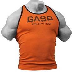 Herre - Oransje Singleter Gasp Ribbed T-Back Men - Flame