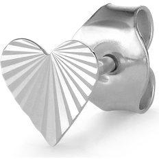 Jane Kønig Örhängen Jane Kønig Reflection Heart Stud, Goldplated Sterling Dam Stiftörhängen ONE
