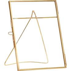 Laiton Décorations Murales Hübsch Loft Frame Standing Brass 13xh18cm Photo Frame