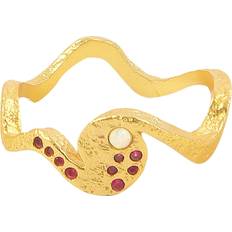 Hultquist Opalus Ring forgyldt
