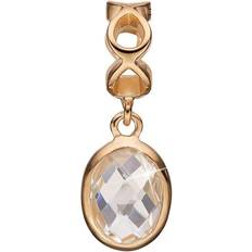 Smykker Christina Moving Crystal forgyldt charm 623-G48