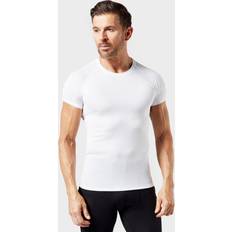 Amarillo Camisetas Térmicas Odlo Active F-Dry Light Manga Corta - White