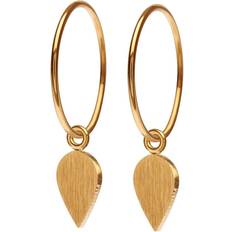 Spot Drop Earrings - Gold