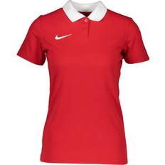 Dame - Rød - Træningstøj Polotrøjer Nike Polo trøje W NK DF PARK20 POLO SS cw6965-010 Størrelse