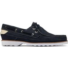 Homme - Noir Mocassins Clarks Wallabee Blue Suede Male