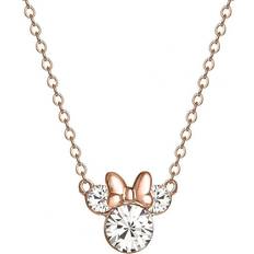 Disney Mickey & Minnie Necklace - Rose Gold/Transparent