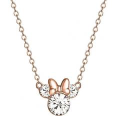 Mickey & Minnie Necklace - Rose Gold/Transparent