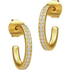 Julie Sandlau Infinity Hoop Boucles d'oreilles Argent HPS48RHCZ Femme 925 sterling silver