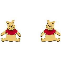 Disney Ladies Sterling Winnie The Pooh Earrings