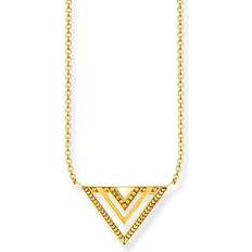 Thomas Sabo Aztec Triangle Pendant Necklace KE1568-413-39-L45V